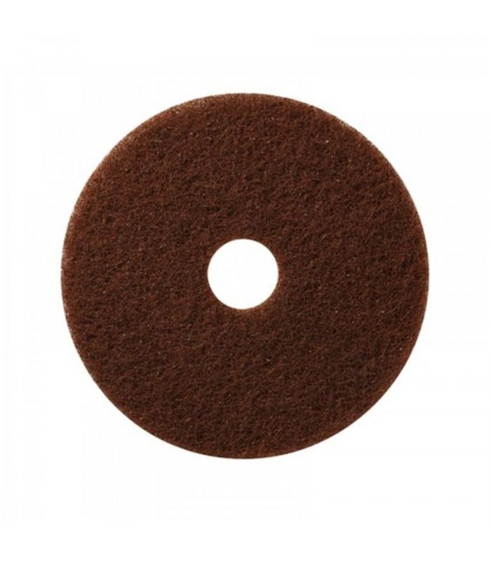 Pad brązowy do maszynowego doczyszczania podłóg i usuwania warstw polimerowych