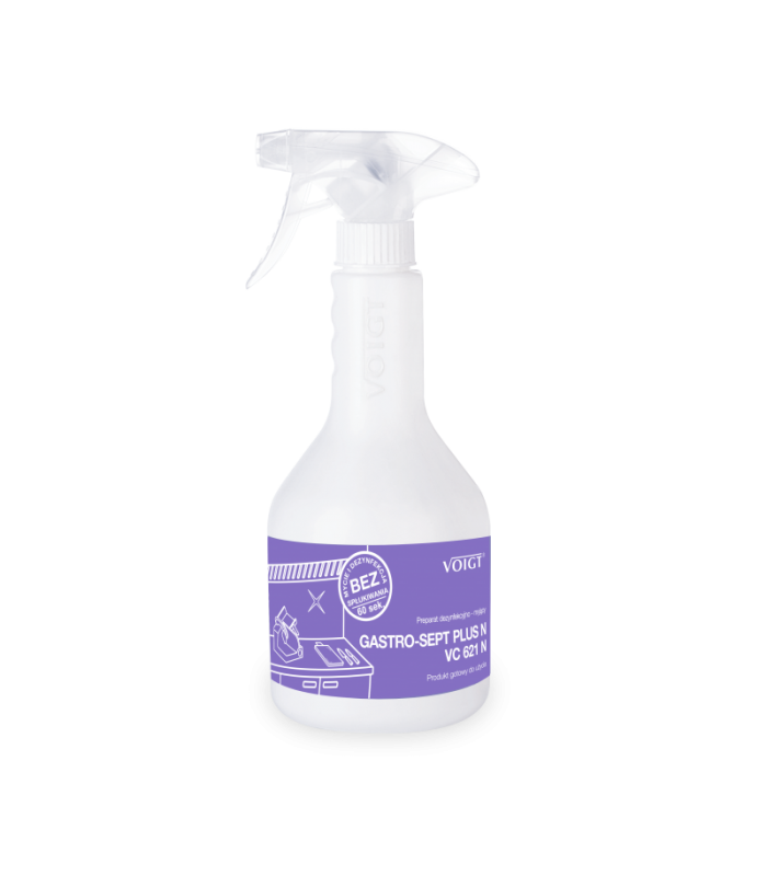 VC 621N / VC 550N DEZYNFEKCJA 0.6L Szybka i skuteczna dezynfekcja wszelkich powierzchni bez spłukiwania