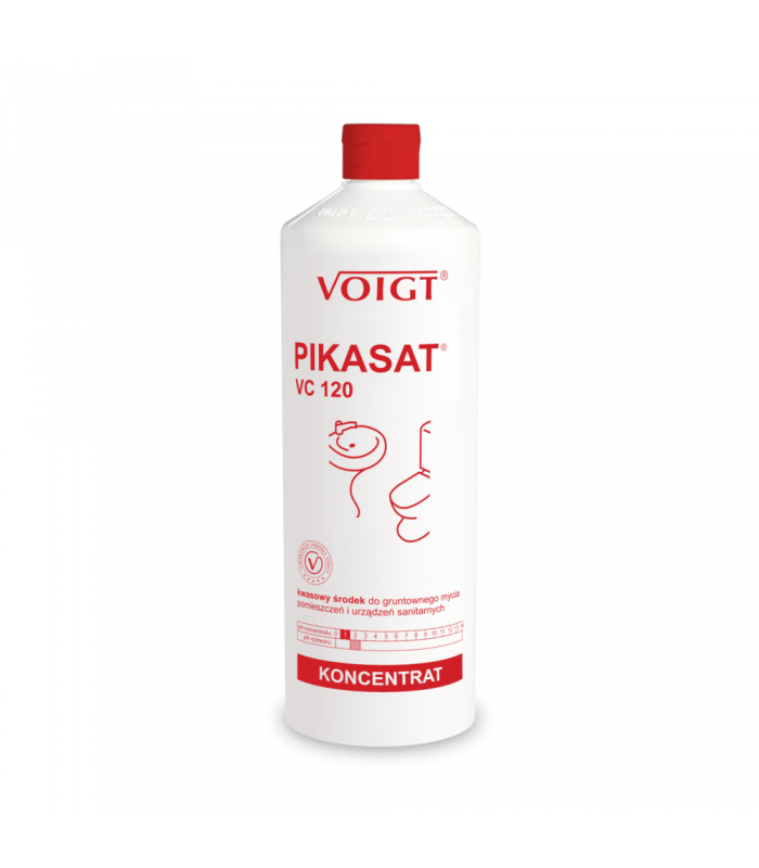 VC 120 PIKASAT butelka 1 litr Skuteczny i silny środek do doczyszczania toalet łazienek sanitariatów VOIGT