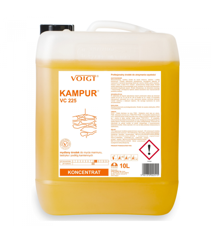 VC 225 KAMPUR kanister 10 litrów Koncentrat do mycia i konserwacji marmuru lastryka i podłóg kamiennych VOIGT