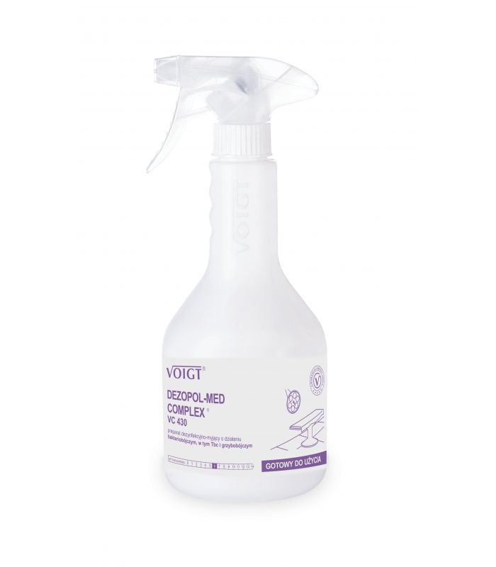 VC 430 DEZOPOL-MED COMPLEX 0.6L  gotowy do użycia do szybkiej dezynfekcji bakteriobójczy tbc grzybobójczy