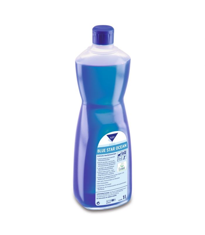 BLUE STAR OCEAN ECO 1L Uniwersalny ekologiczny i antypoślizgowy środek do mycia wszelkich powierzchni wodoodpornych KLEEN