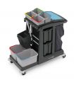 EM5 SRK16 SRK21 ECO-Matic Profesjonalny wózek serwisowy z kuwetami i koszem Numatic