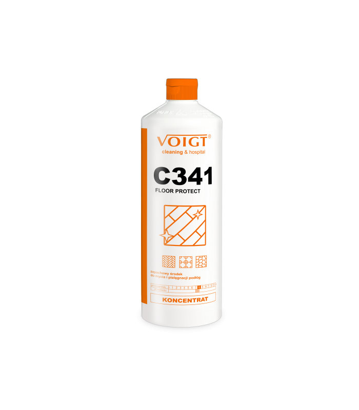 C341 FLOOR PROTECT Nowoczesny i zapachowy płyn do bieżącego mycia podłóg i płytek cleaning hospital