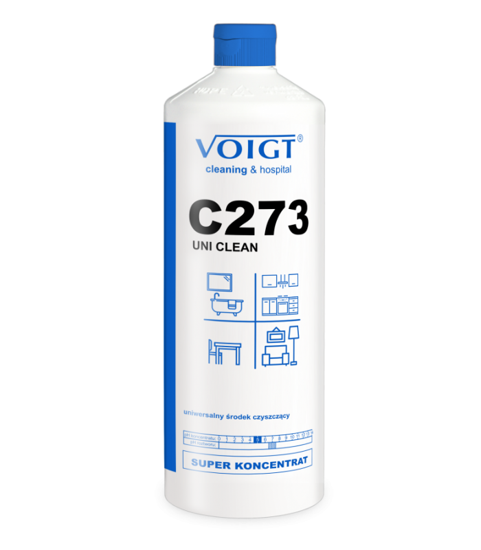 C273 UNIWERSAL Zapachowy środek do bieżącego mycia wszystkich powierzchni wodoodpornych VOIGT cleaning hospital