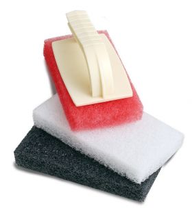 Pady czyszczące ręczne prostokątne o różnej twardości i zastosowaniu