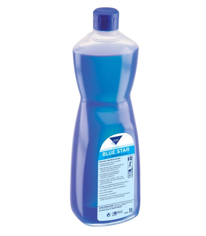 BLUE STAR butelka 1 litr Uniwersalny zapachowy środek do mycia wszelkich powierzchni wodoodpornych KLEEN