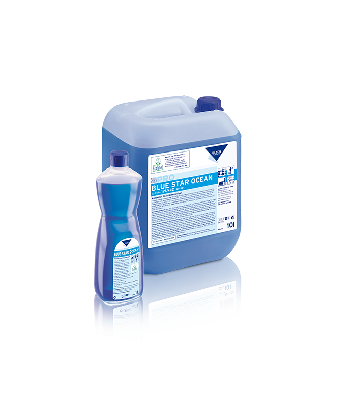 BLUE STAR OCEAN ECO Uniwersalny ekologiczny i antypoślizgowy środek do mycia wszelkich powierzchni wodoodpornych KLEEN