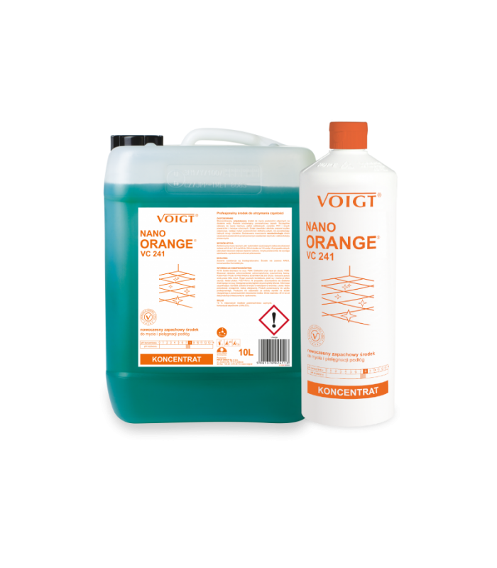 VOIGT VC241 NANO ORANGE Nowoczesny i zapachowy płyn do bieżącego mycia podłóg i płytek