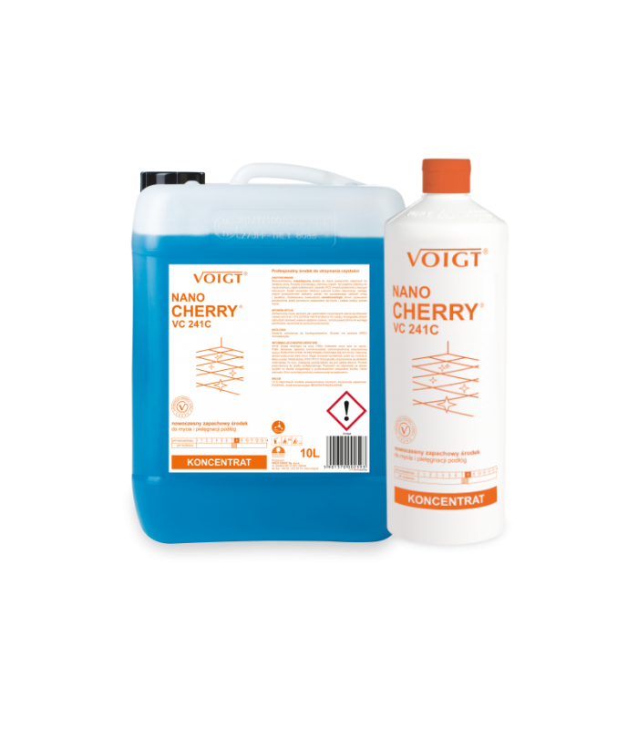 VOIGT VC241C NANO CHERRY Nowoczesny i zapachowy płyn do bieżącego mycia podłóg i płytek