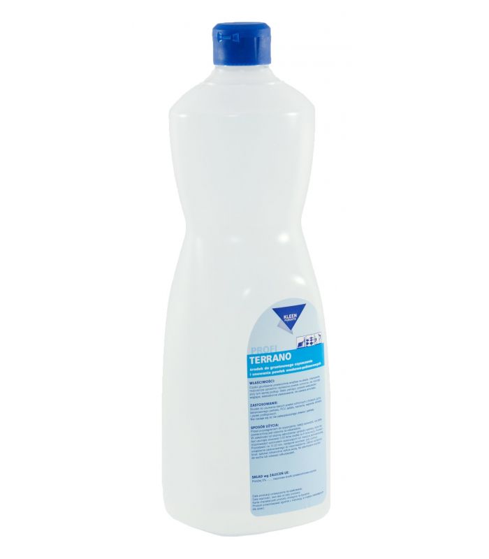 TERRANO butelka 1 litr Striper do usuwania nawarstwionego brudu polimerów wosków powierzchnie wrażliwe KLEEN