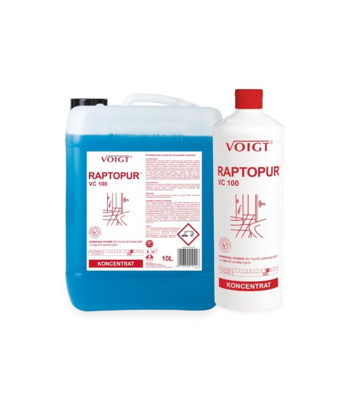 VC100 RAPTOPUR Alkaliczny preparat do usuwania mydeł tłuszczy z powierzchni łazienkowych VOIGT