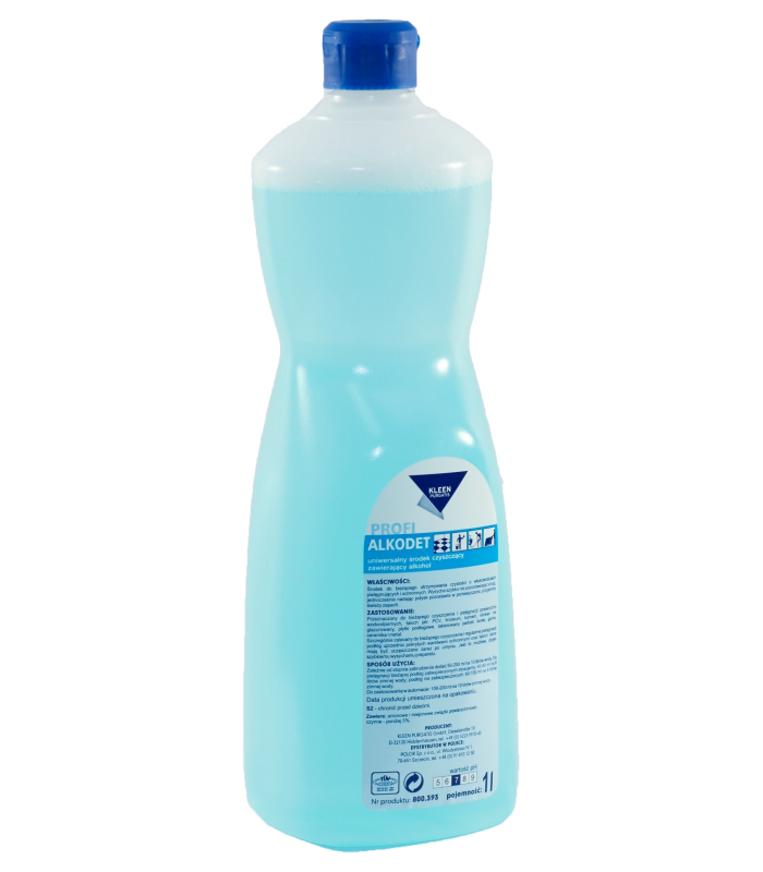 ALCO II ALKODET butelka 1L - Uniwersalny środek na bazie alkoholu do bieżącego mycia KLEEN