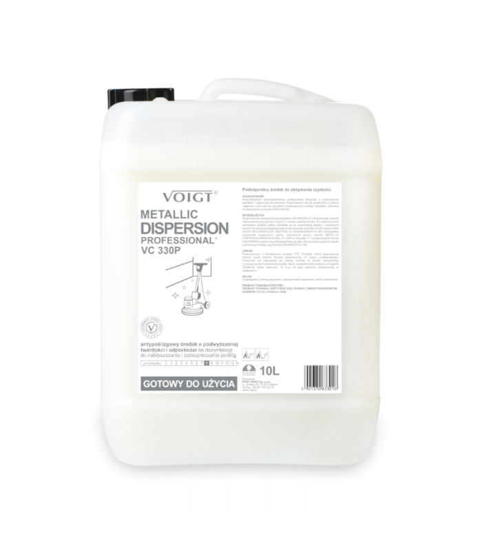 VOIGT VC330P METALLIC DISPERSION PROFI  Kanister 10 litrów polimer do zabezpieczania i nabłyszczania podłóg