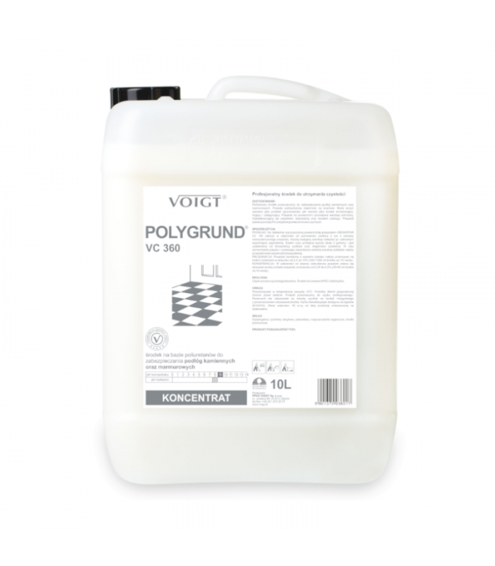 VOIGT VC360 POLYGRUND Kanister 10 litrów polimer na bazie poliuretanu do zabezpieczania podłóg kamiennych marmuru