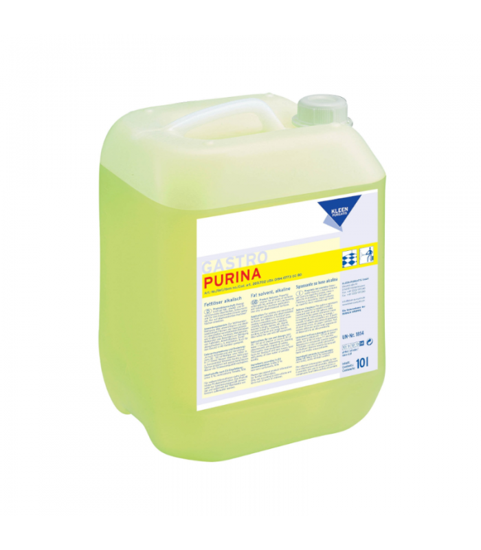 PURINA Kanister 10 litrów Skoncentrowany płyn do usuwania zabrudzeń pochodzenia tłuszczowego białkowego KLEEN PURGATIS