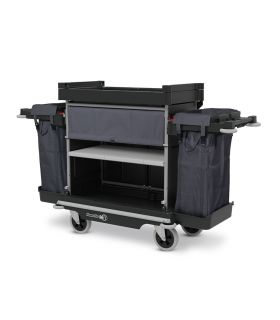 NKU 32 RFF 2x 100L Najwyższej jakości wielofunkcyjny wózek hotelowy z roletą Numatic