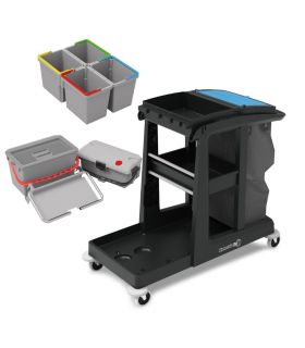 ECO-Matic EM3 SRK17 SRK21 Profesjonalny wózek serwisowy do dezynfekcji system mopa jednego kontaktu Numatic