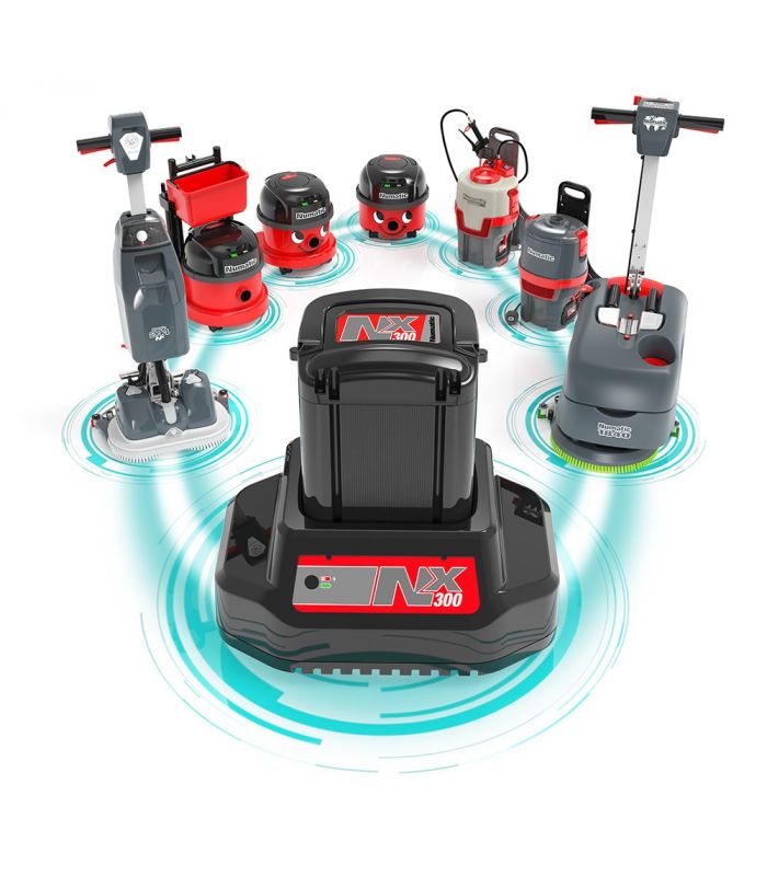 Numatic  NCC440 NX kompaktowy bateryjny automat szorująco-zbierający Nuc244