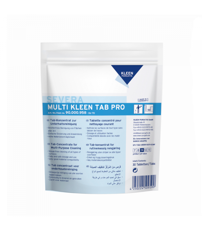 SEVERA Multi Kleen Tab  30x 500ml Ekologiczne tabletki do uniwersalnego czyszczenia