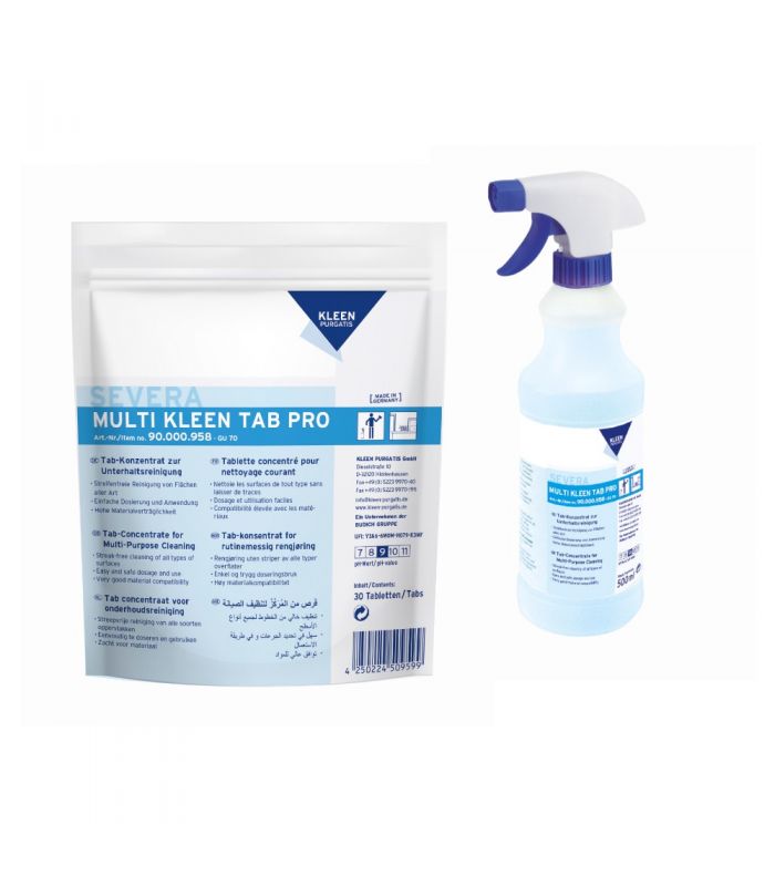 SEVERA Multi Kleen Tab  30x 500ml Ekologiczne tabletki do uniwersalnego czyszczenia