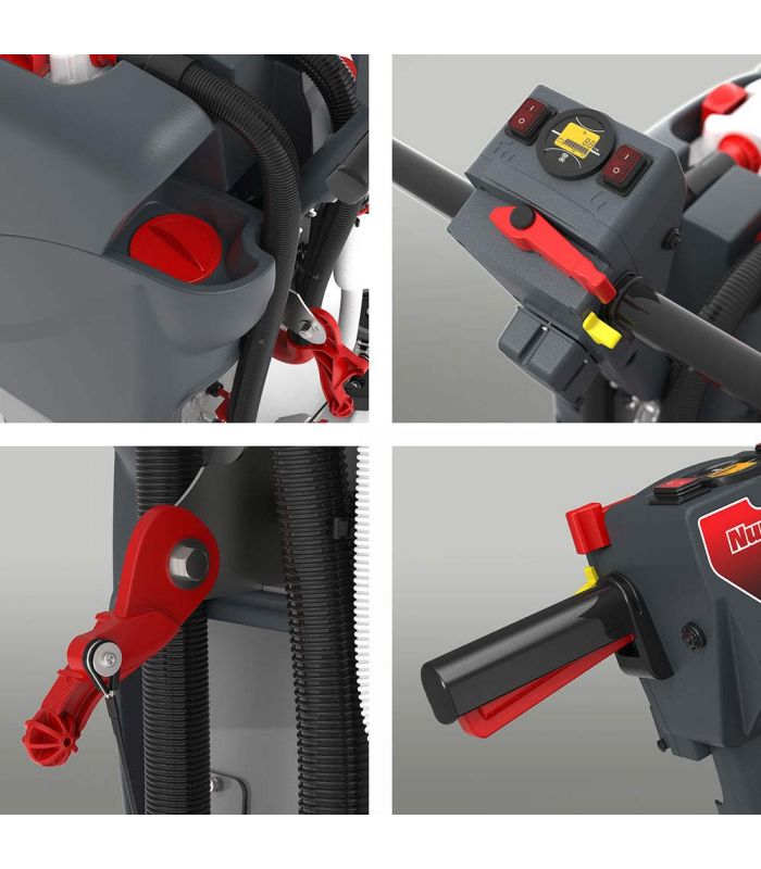 NUMATIC TBL4045/50  Kompaktowa bateryjna maszyna automat szorująco-zbierający 2x 40L 16" (TGB 4045)
