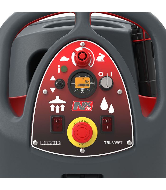 NUMATIC TBL6055/100T Duża akumulatorowa maszyna automat szorująco-zbierający 2x 60L 20" z trakcją (TGB 6055/100T)
