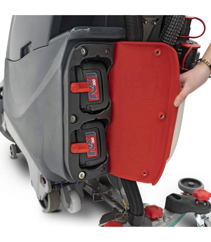 NUMATIC TTB NX -R 3045 SERIA "NX" kompaktowa bateryjna Li maszyna automat szorująco-zbierający 2x 30L 14"