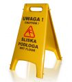 ZNAK ostrzegawczy tablica  UWAGA ŚLISKA PODŁOGA