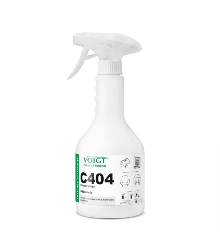C404 VOIGT Sani Remover 0,6 l. Spray / H510 ODPLAMIACZ do dywanów usuwa trudne zabrudzenia z dywanów tapicerki wykładzin VC510