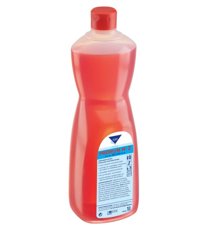 PREMIUM nr 2 ECO Butelka 1 litr ekologiczny koncentrat do bieżącego mycia sanitariatów KLEEN