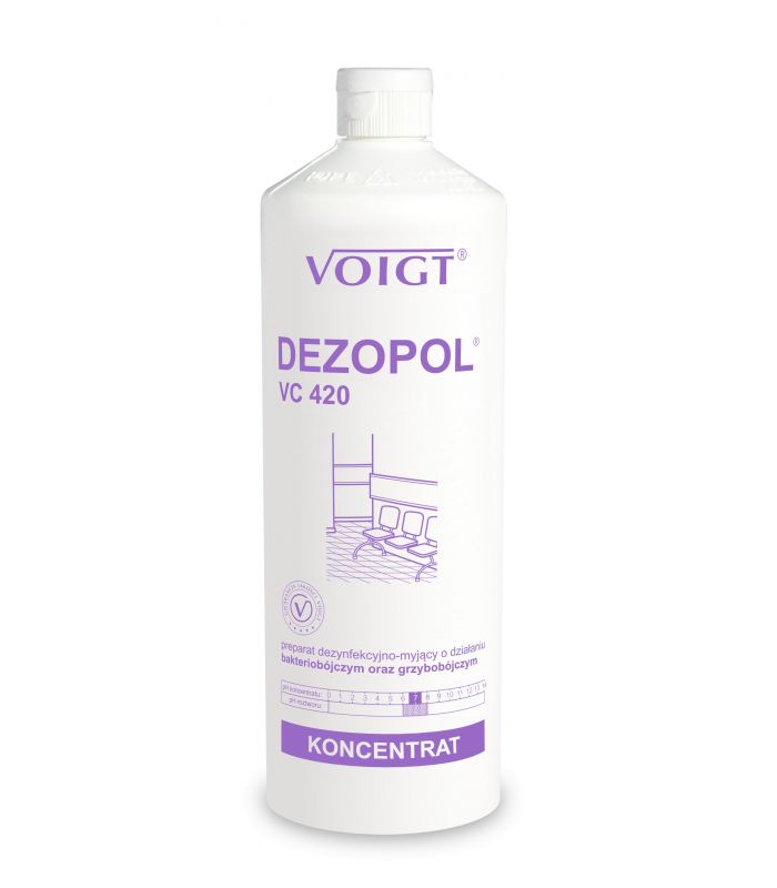 VC 420 DEZOPOL 1L koncentrat do dezynfekcji bakteriobójczy i grzybobójczy