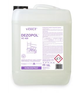 VC 420 DEZOPOL 10L koncentrat do dezynfekcji podłóg ścian bakteriobójczy i grzybobójczy